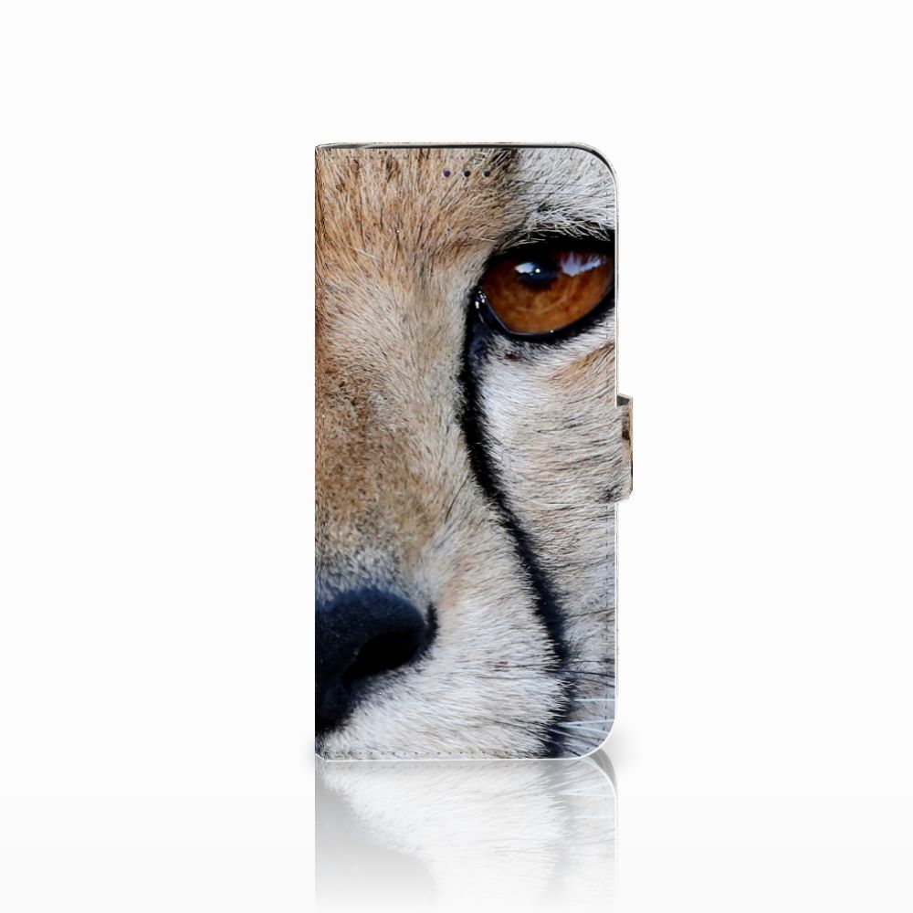 Samsung Galaxy A70 Telefoonhoesje met Pasjes Cheetah