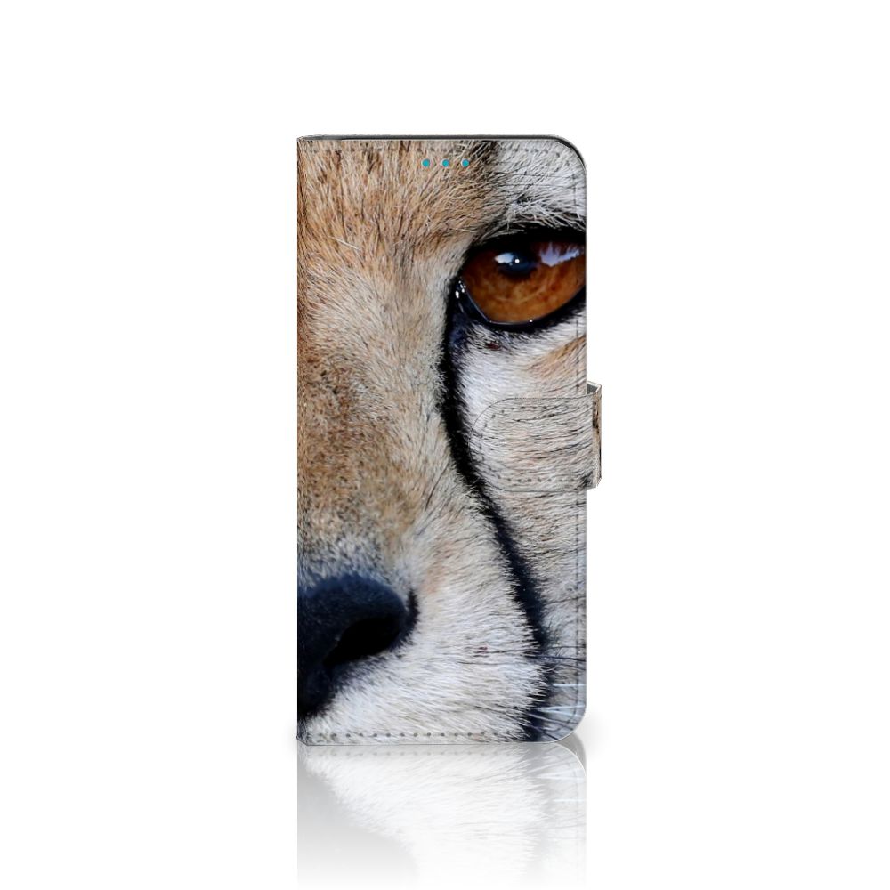 Samsung Galaxy A73 5G Telefoonhoesje met Pasjes Cheetah
