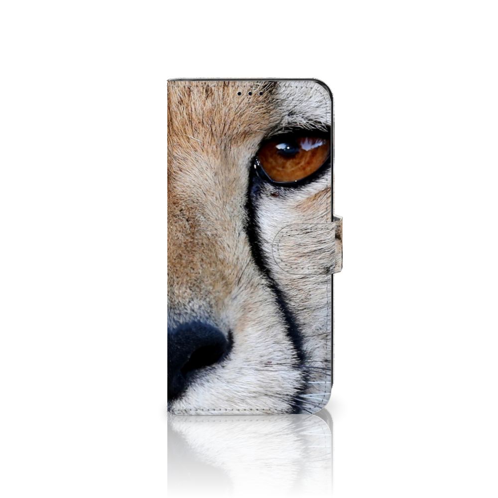 Motorola Edge 30 Pro Telefoonhoesje met Pasjes Cheetah