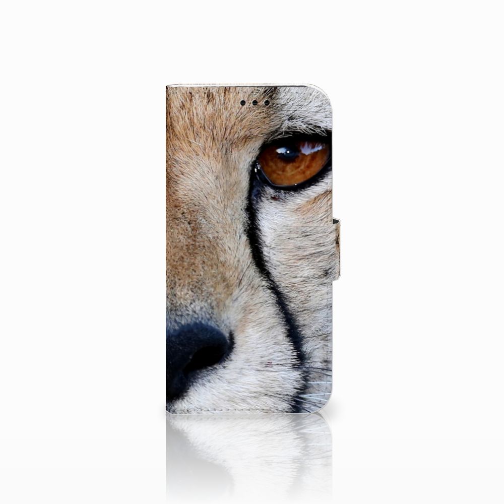 Samsung Galaxy A5 2017 Telefoonhoesje met Pasjes Cheetah