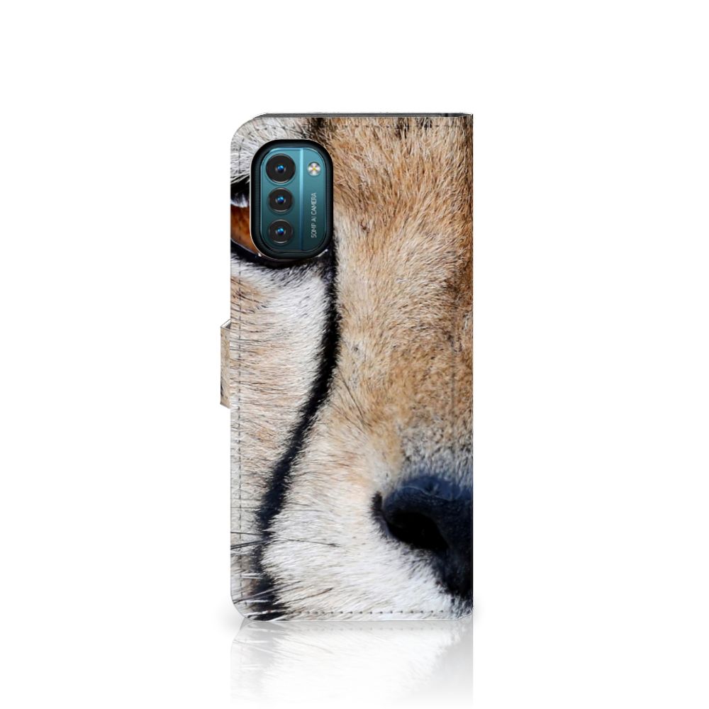 Nokia G11 | G21 Telefoonhoesje met Pasjes Cheetah