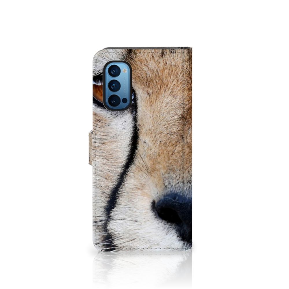 OPPO Reno 4 Pro 5G Telefoonhoesje met Pasjes Cheetah