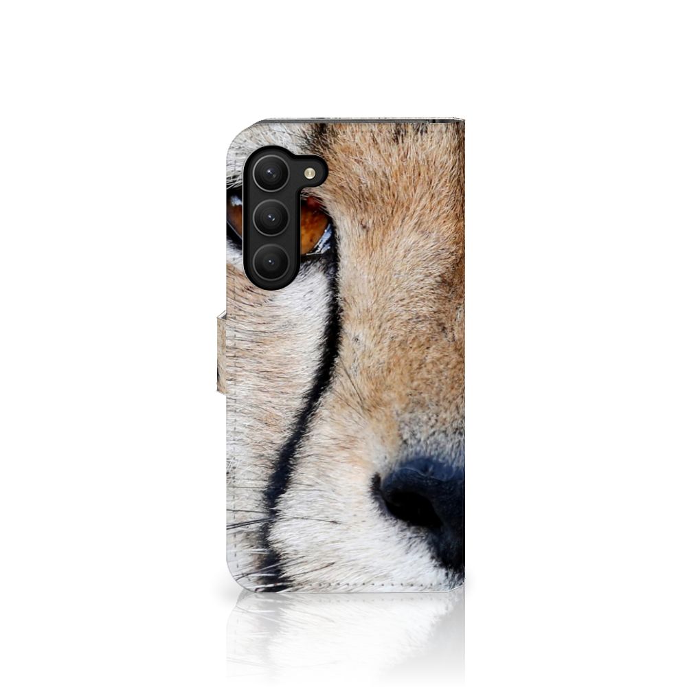 Samsung Galaxy S23 Plus Telefoonhoesje met Pasjes Cheetah