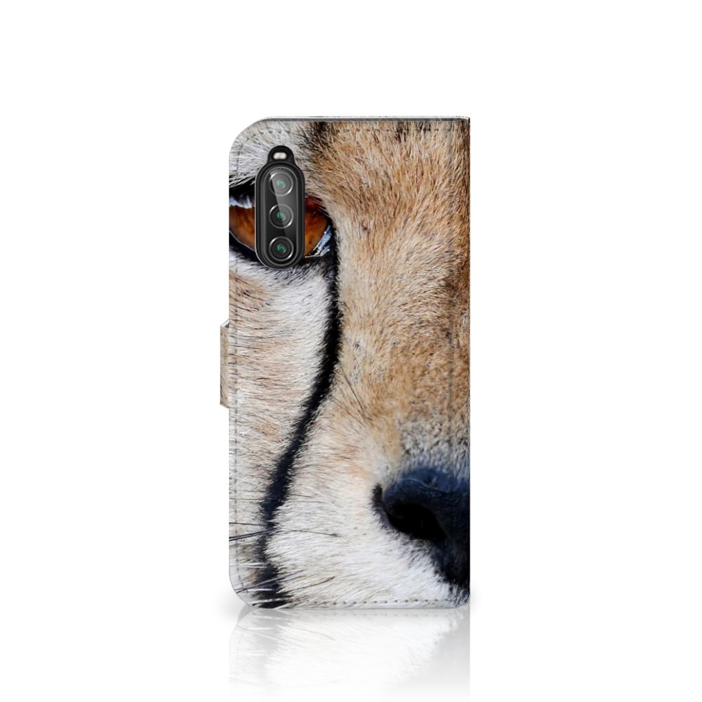 Sony Xperia 10 II Telefoonhoesje met Pasjes Cheetah