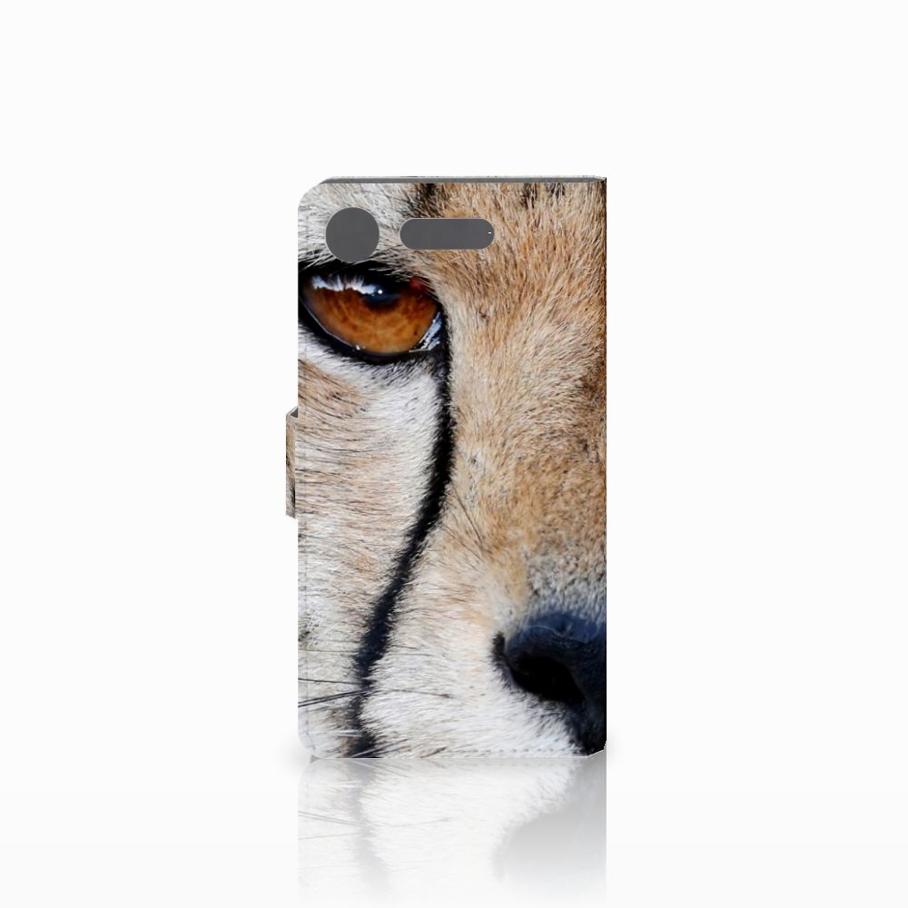 Sony Xperia XZ1 Telefoonhoesje met Pasjes Cheetah