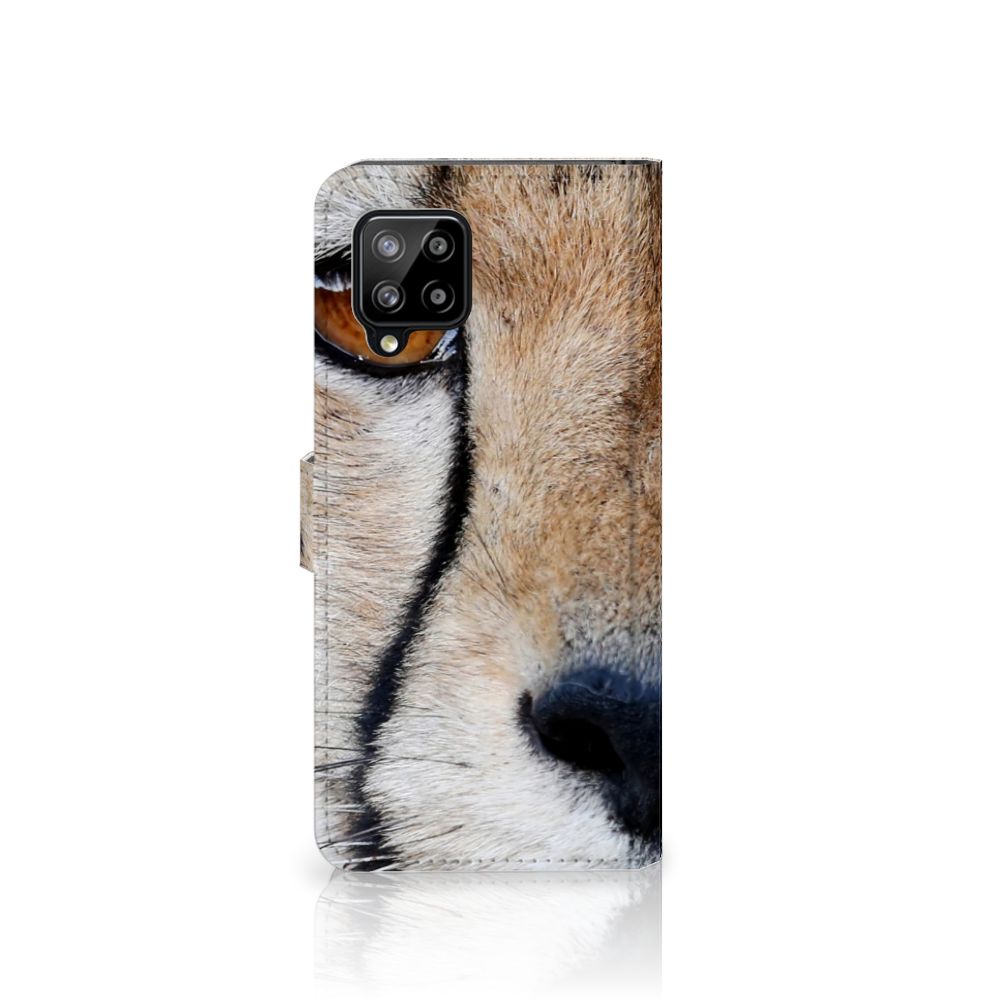 Samsung Galaxy A42 5G Telefoonhoesje met Pasjes Cheetah