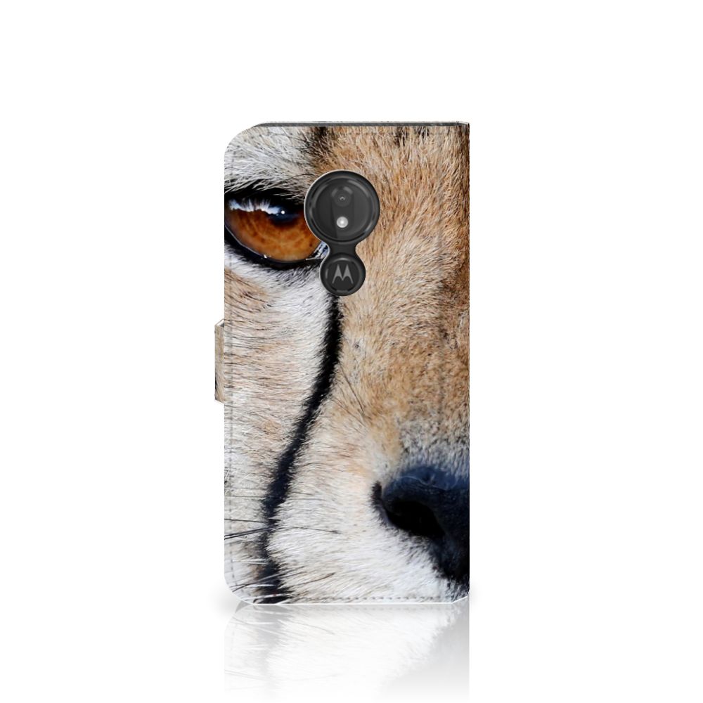 Motorola Moto G7 Power Telefoonhoesje met Pasjes Cheetah