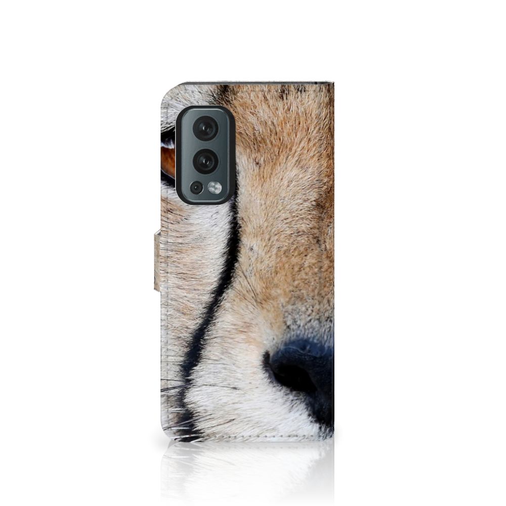 OnePlus Nord 2 5G Telefoonhoesje met Pasjes Cheetah
