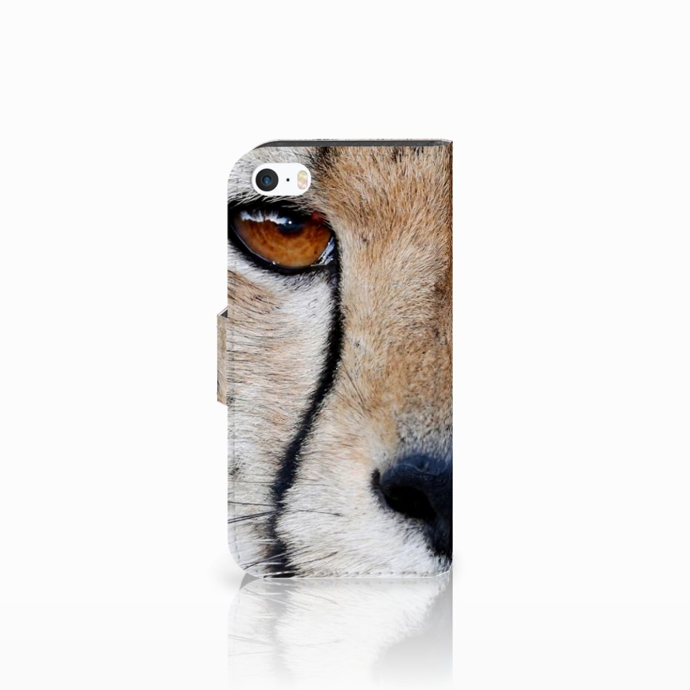 Apple iPhone 5 | 5s | SE Telefoonhoesje met Pasjes Cheetah