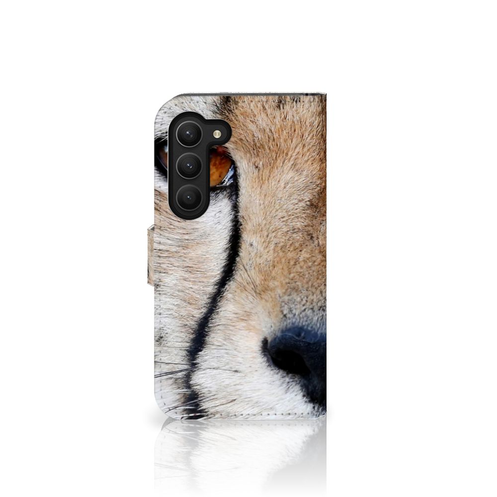 Samsung Galaxy S23 Telefoonhoesje met Pasjes Cheetah