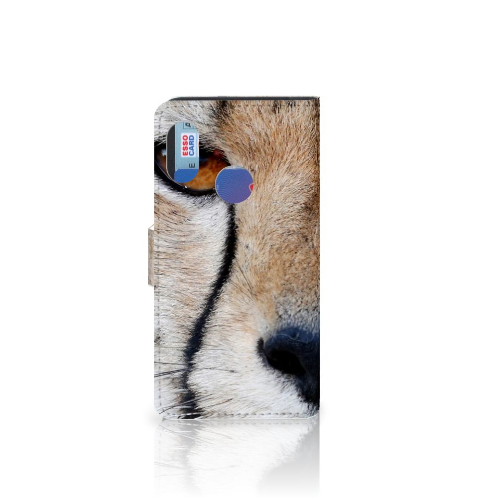 Xiaomi Mi A2 Lite Telefoonhoesje met Pasjes Cheetah