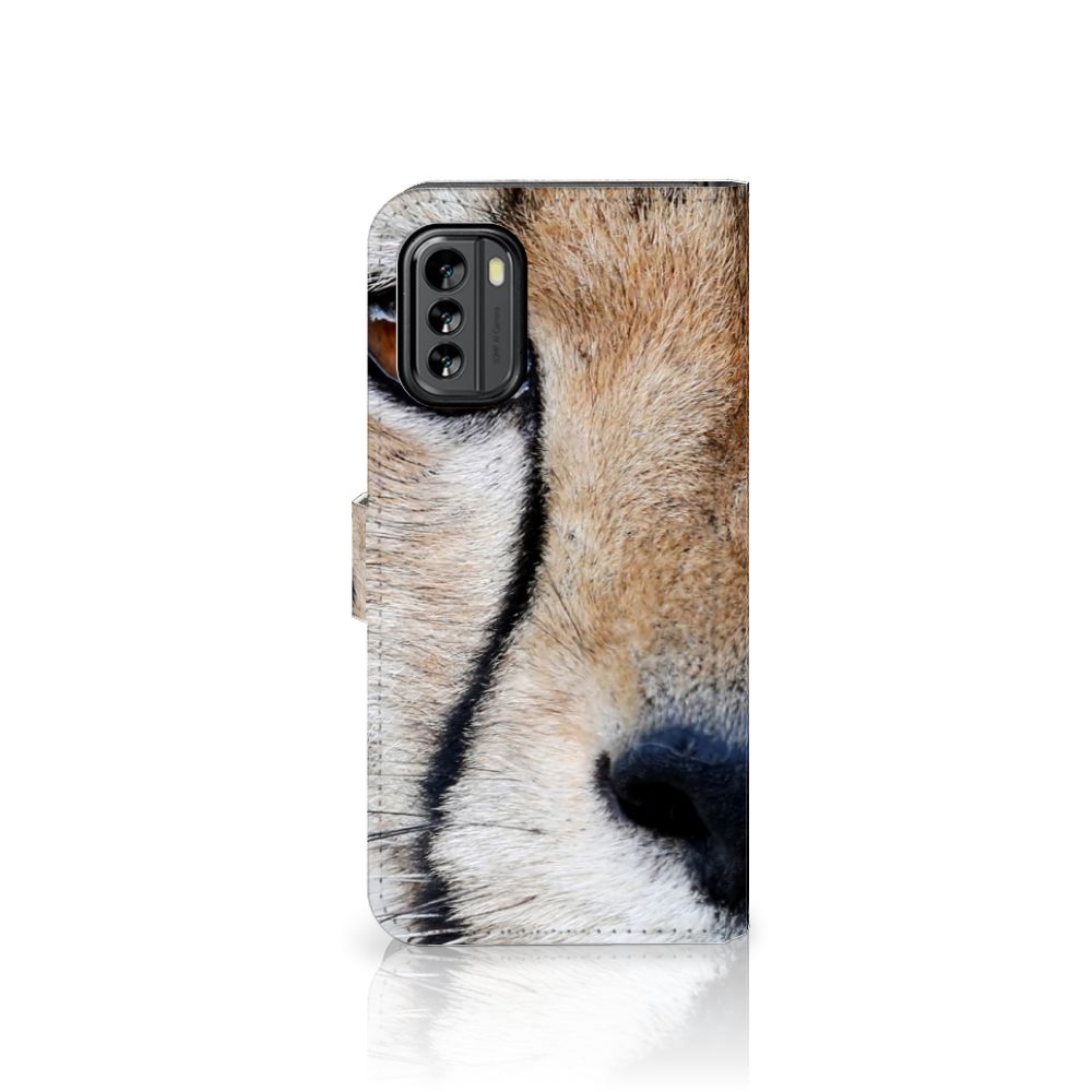 Nokia G60 Telefoonhoesje met Pasjes Cheetah
