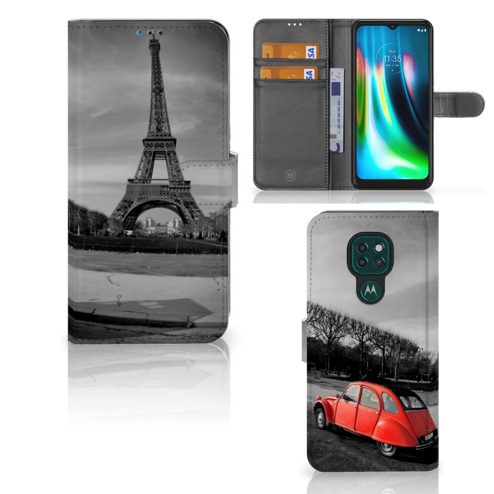 Motorola Moto G9 Play | E7 Plus Flip Cover Eiffeltoren