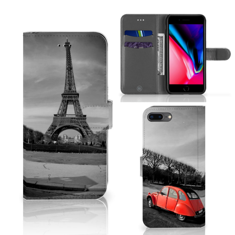Apple iPhone 7 Plus | 8 Plus Flip Cover Eiffeltoren
