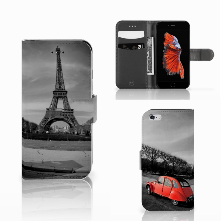 iPhone 6 Bookstyle Hoesje Eiffeltoren Parijs
