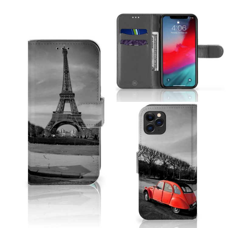 Apple iPhone 11 Pro Flip Cover Eiffeltoren