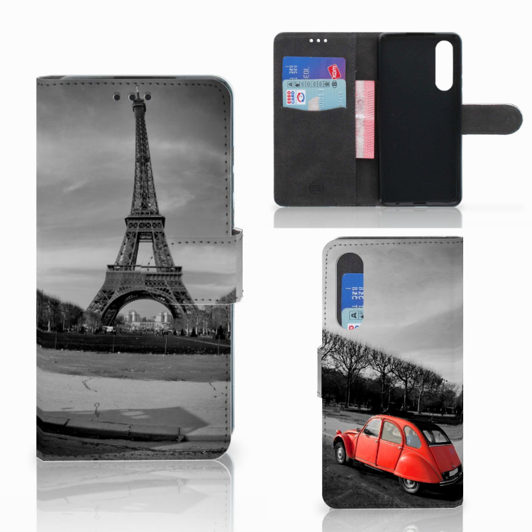 Huawei P30 Flip Cover Eiffeltoren