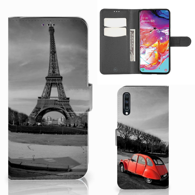 Samsung Galaxy A70 Flip Cover Eiffeltoren