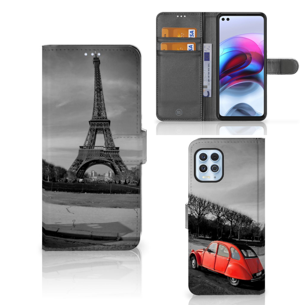 Motorola Moto G100 Flip Cover Eiffeltoren