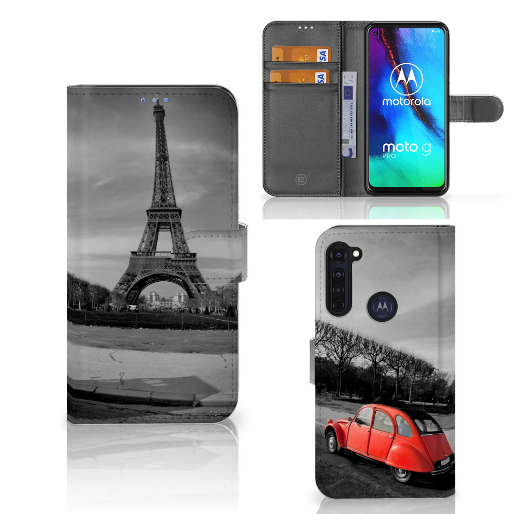 Motorola Moto G Pro Flip Cover Eiffeltoren