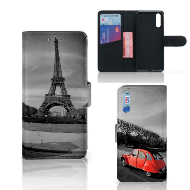 Huawei P20 Flip Cover Eiffeltoren