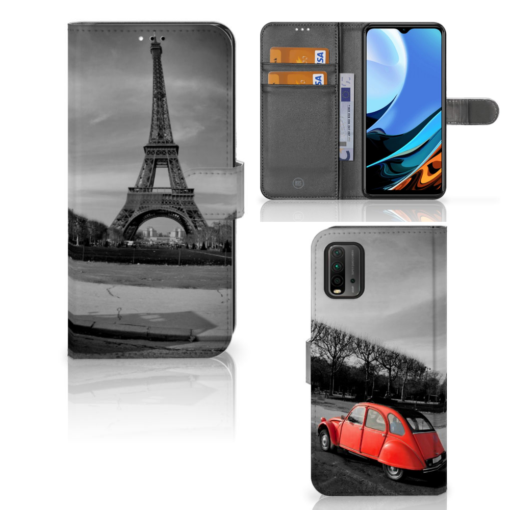 Xiaomi Redmi 9T | Poco M3 Flip Cover Eiffeltoren