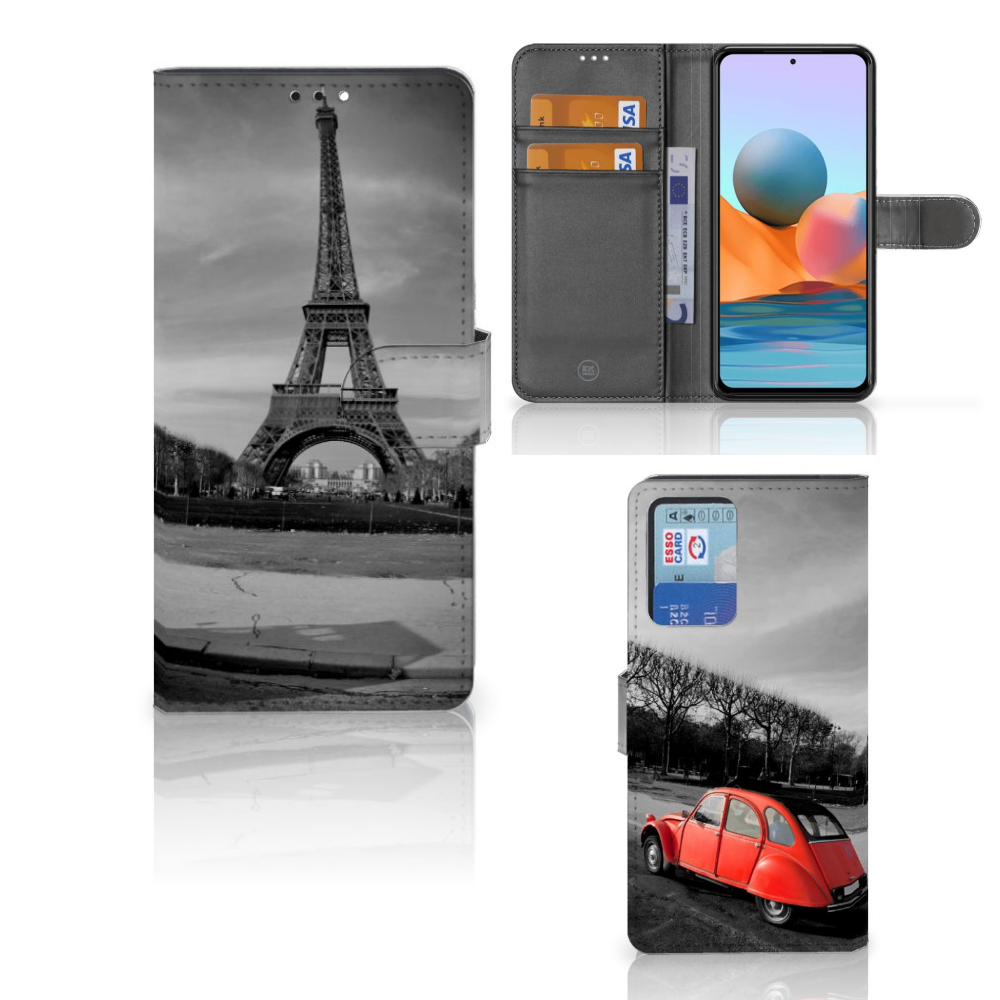 Xiaomi Redmi Note 10 Pro Flip Cover Eiffeltoren