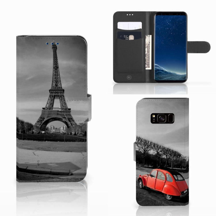 Leuk Design Hoesje Parijs voor de Samsung Galaxy S8