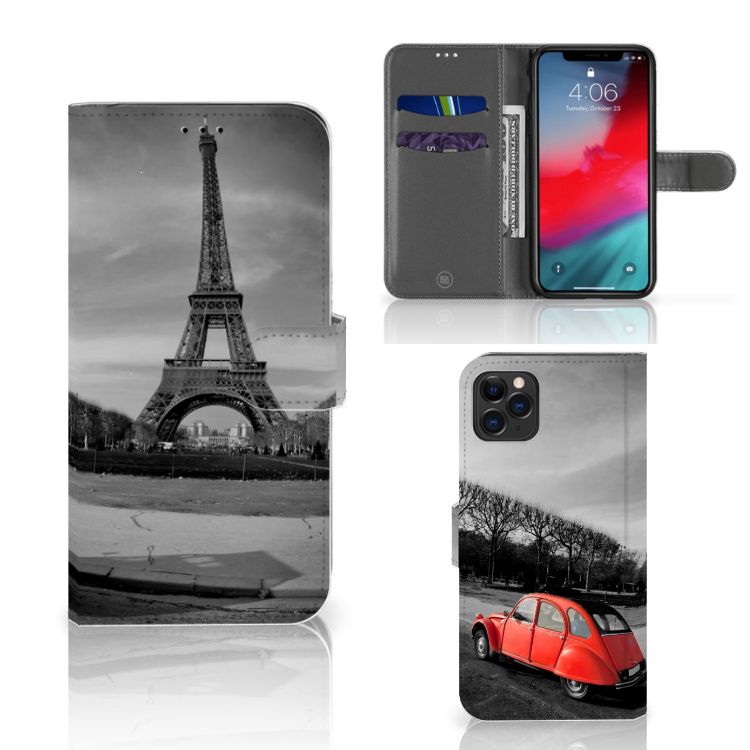 Apple iPhone 11 Pro Max Flip Cover Eiffeltoren