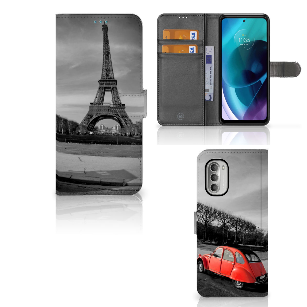 Motorola Moto G51 5G Flip Cover Eiffeltoren