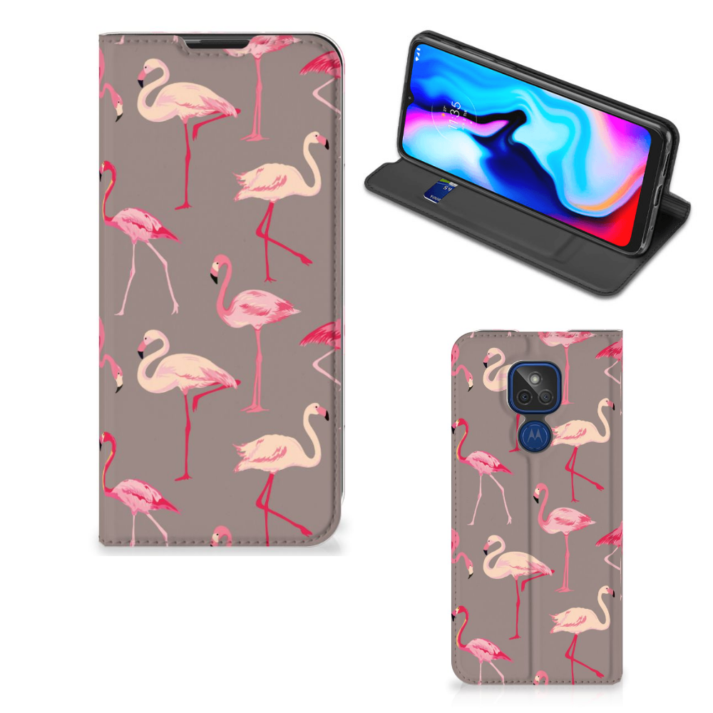 Motorola Moto G9 Play Hoesje maken Flamingo
