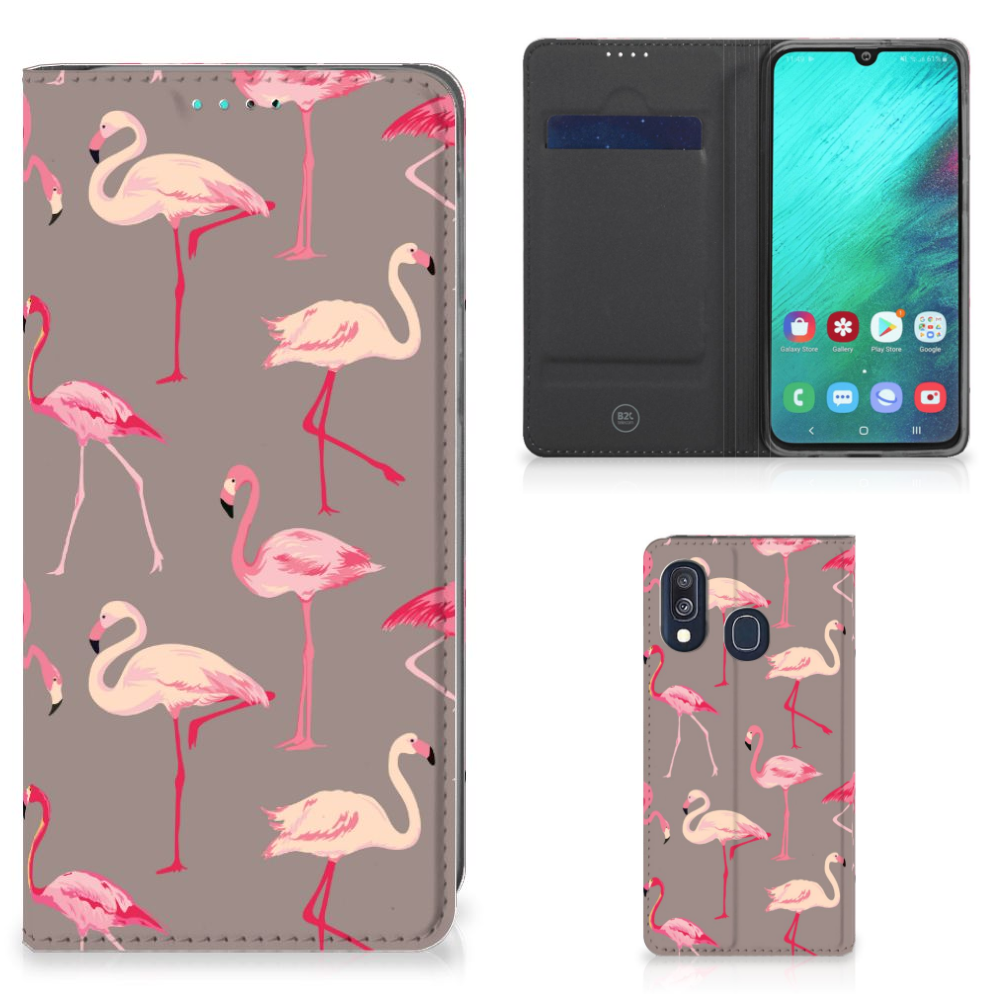 Samsung Galaxy A40 Hoesje maken Flamingo