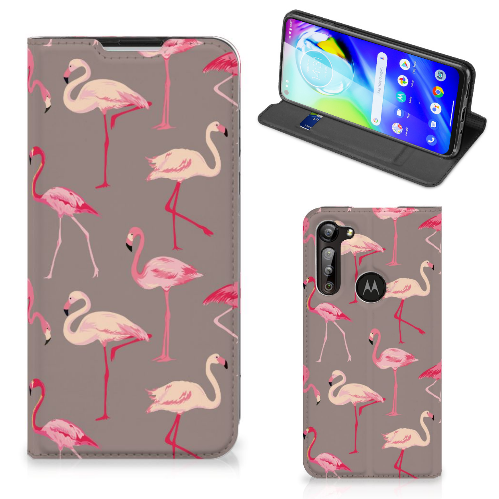 Motorola Moto G8 Power Hoesje maken Flamingo