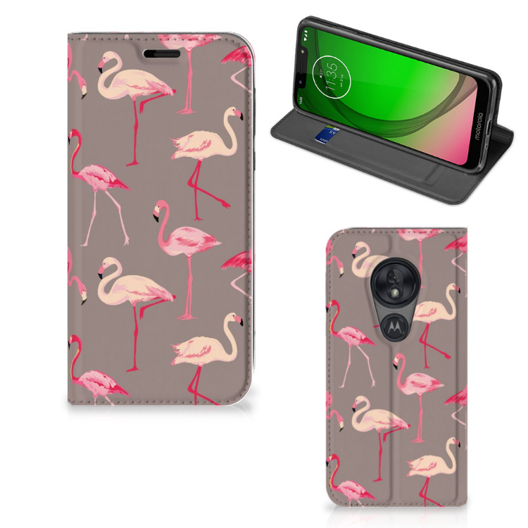 Motorola Moto G7 Play Hoesje maken Flamingo