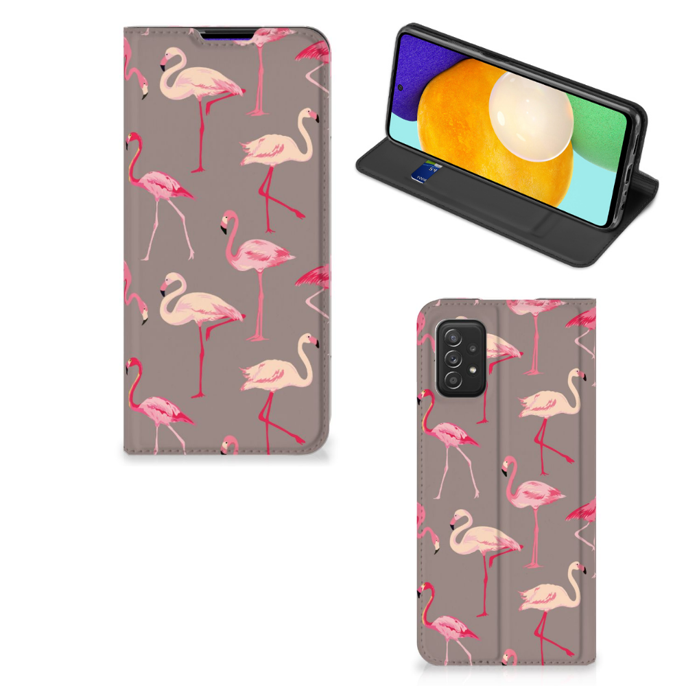 Samsung Galaxy A03s Hoesje maken Flamingo