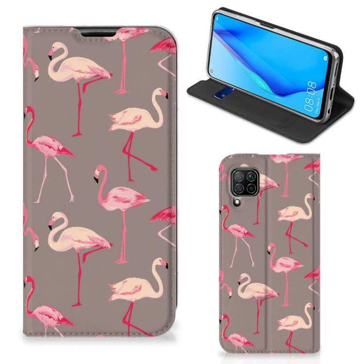 Huawei P40 Lite Hoesje maken Flamingo