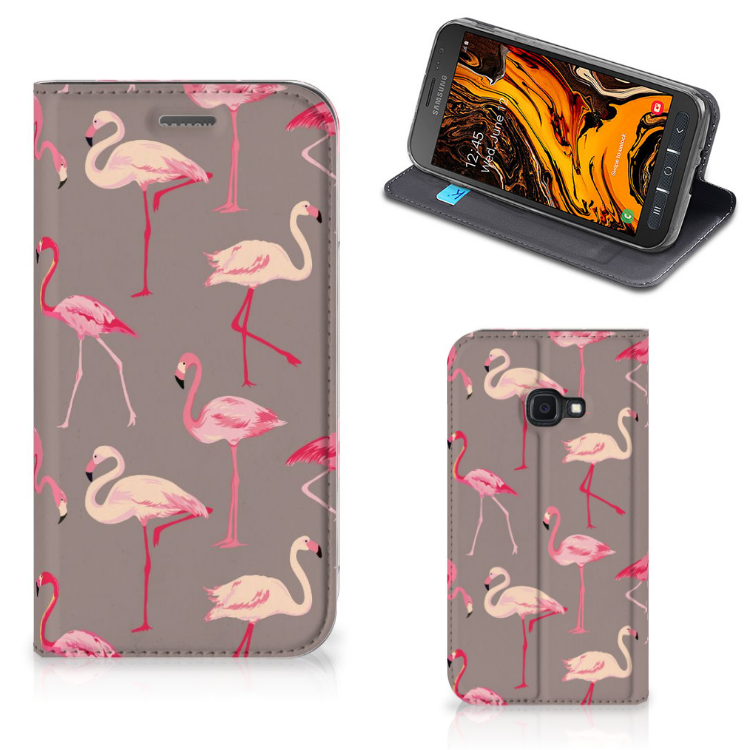 Samsung Galaxy Xcover 4s Hoesje maken Flamingo