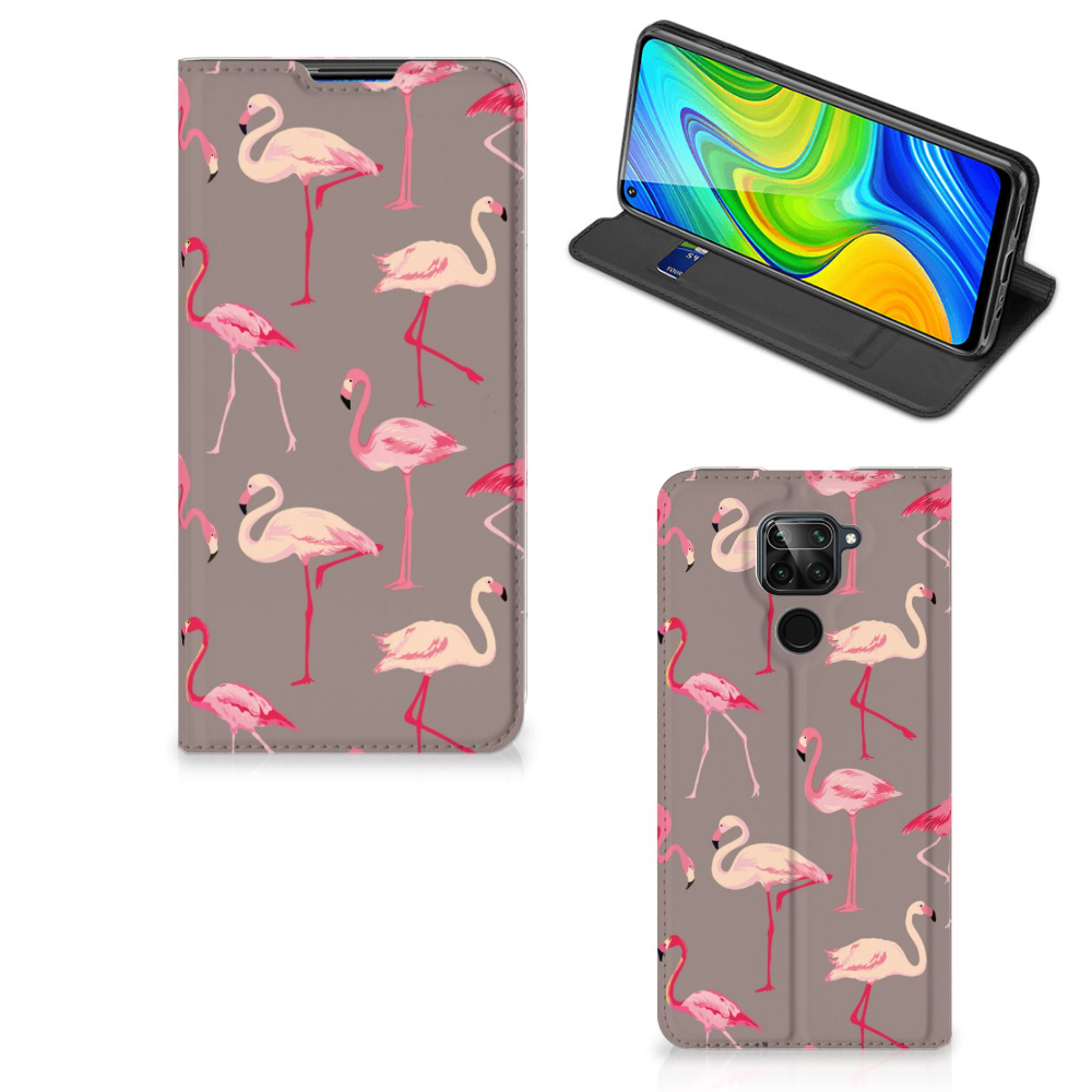 Xiaomi Redmi Note 9 Hoesje maken Flamingo
