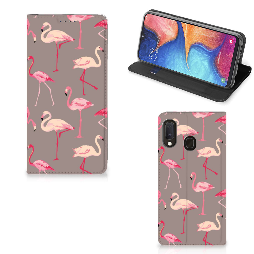 Samsung Galaxy A20e Hoesje maken Flamingo