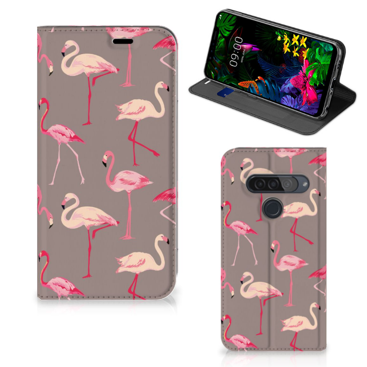 LG G8s Thinq Hoesje maken Flamingo