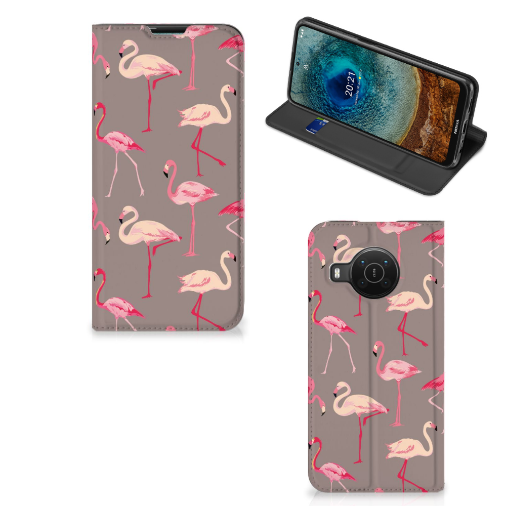 Nokia X20 | X10 Hoesje maken Flamingo