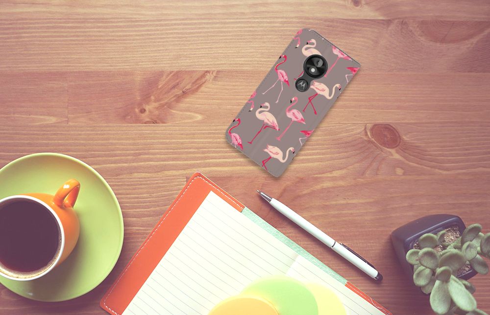 Motorola Moto E5 Play Hoesje maken Flamingo