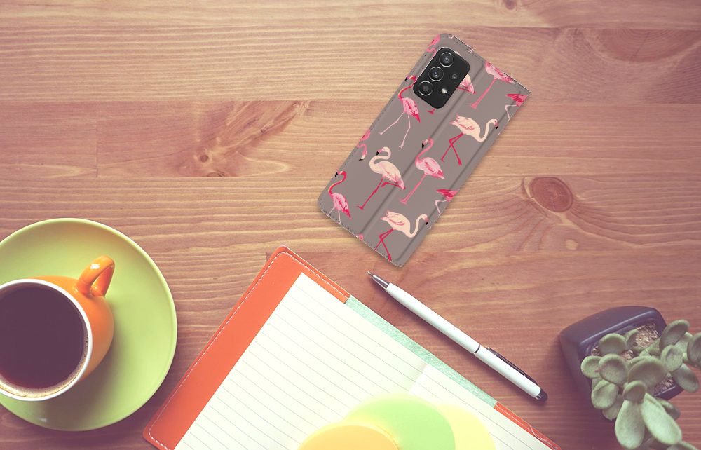 Samsung Galaxy A52 Hoesje maken Flamingo