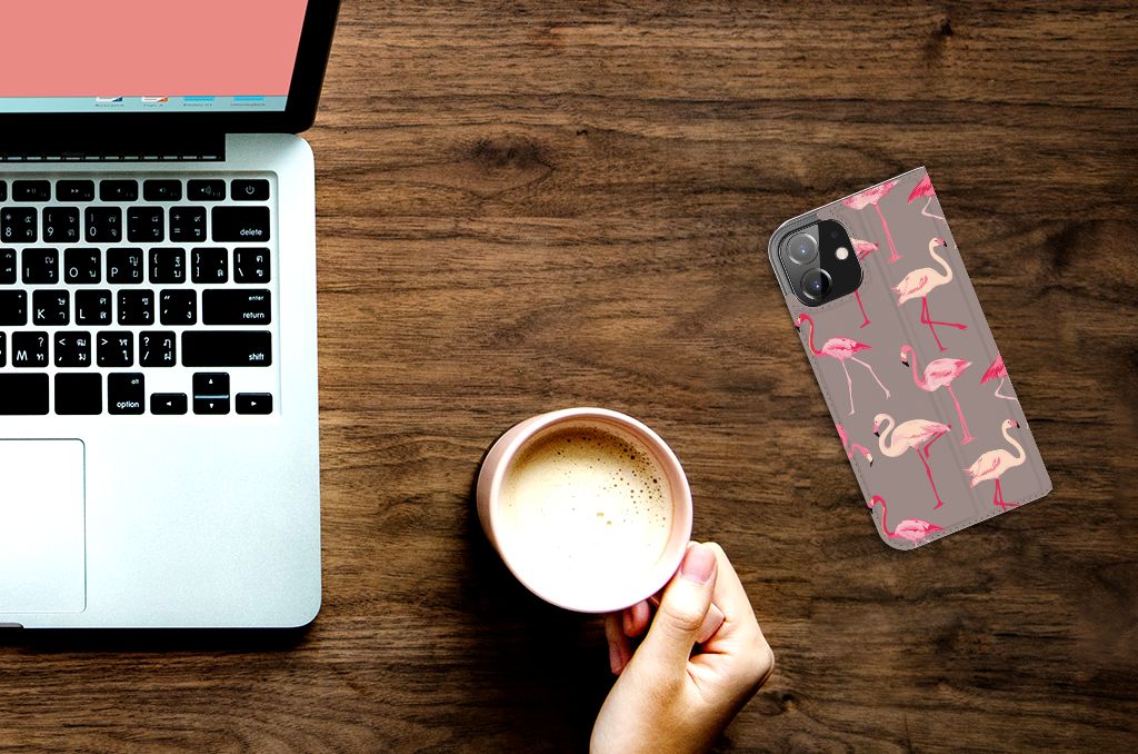 iPhone 12 | iPhone 12 Pro Hoesje maken Flamingo