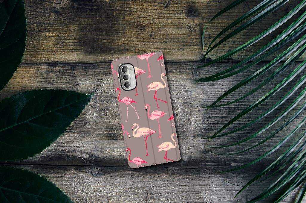 Motorola Moto G51 5G Hoesje maken Flamingo