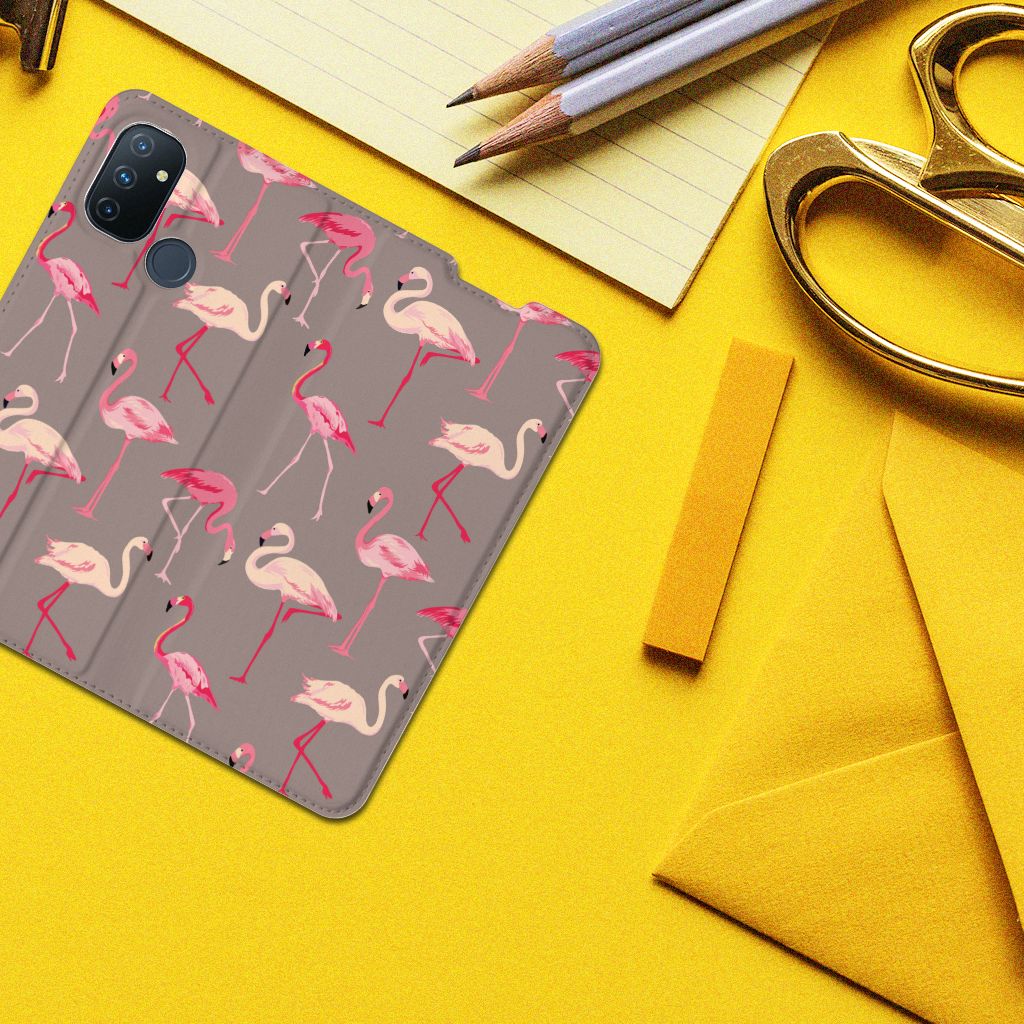 OnePlus Nord N100 Hoesje maken Flamingo