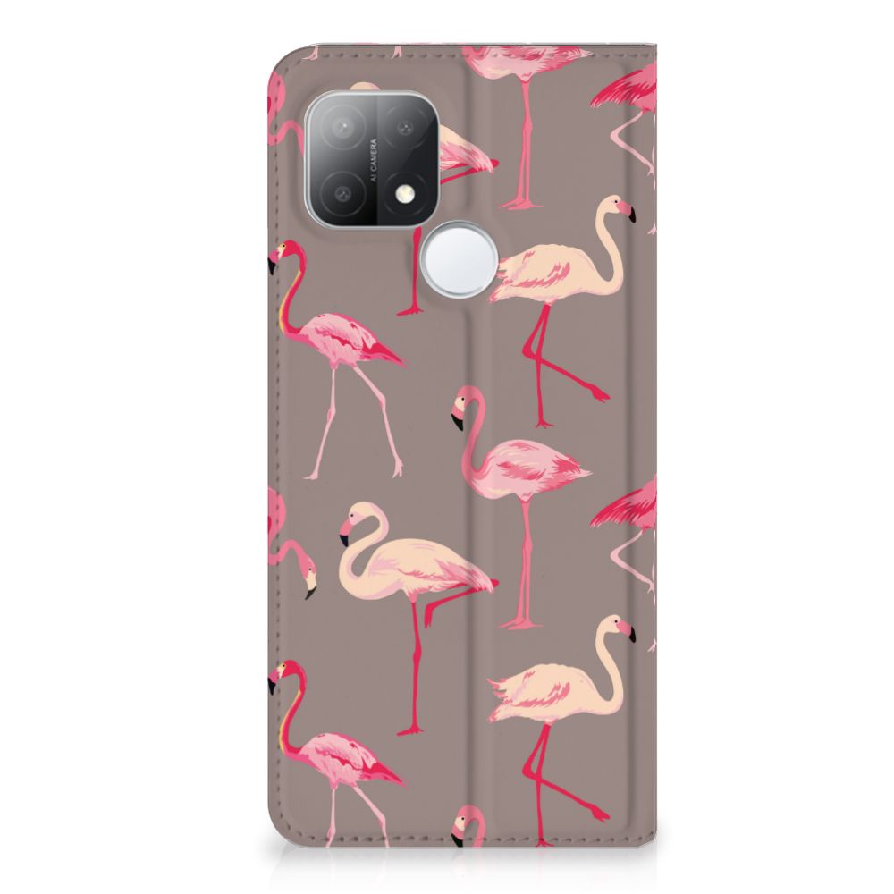 OPPO A15 Hoesje maken Flamingo