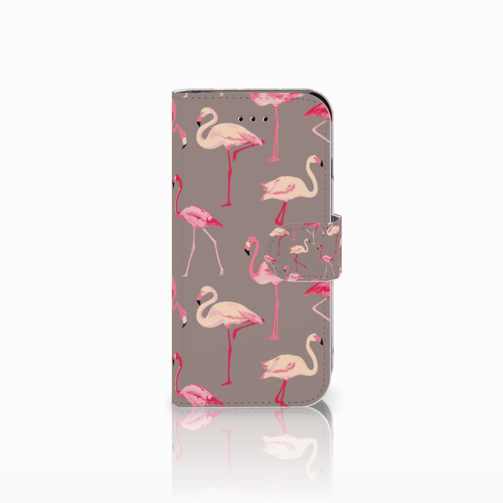Apple iPhone 6 | 6s Telefoonhoesje met Pasjes Flamingo