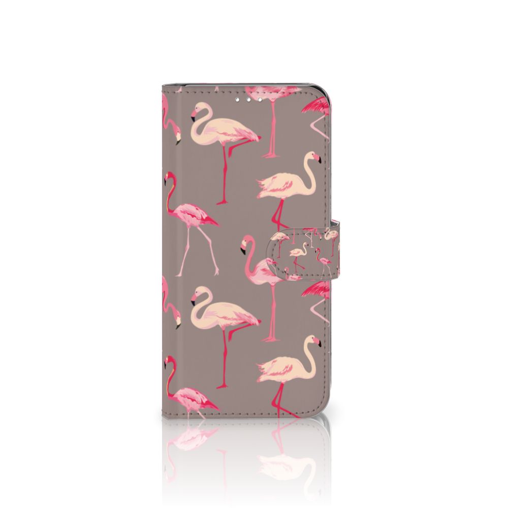 Huawei P30 Pro Telefoonhoesje met Pasjes Flamingo