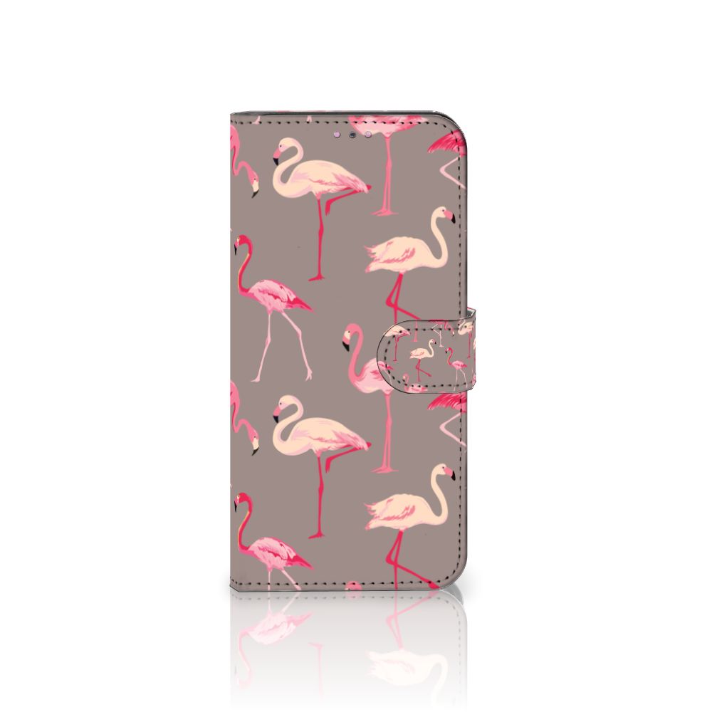 Xiaomi Redmi Note 11 Pro 5G/4G Telefoonhoesje met Pasjes Flamingo